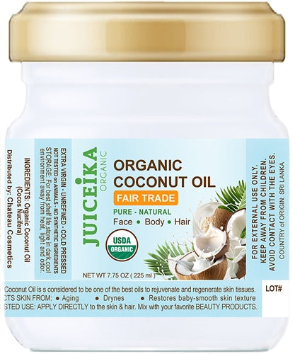 Organic Coconut Oil Pure Fair Trade