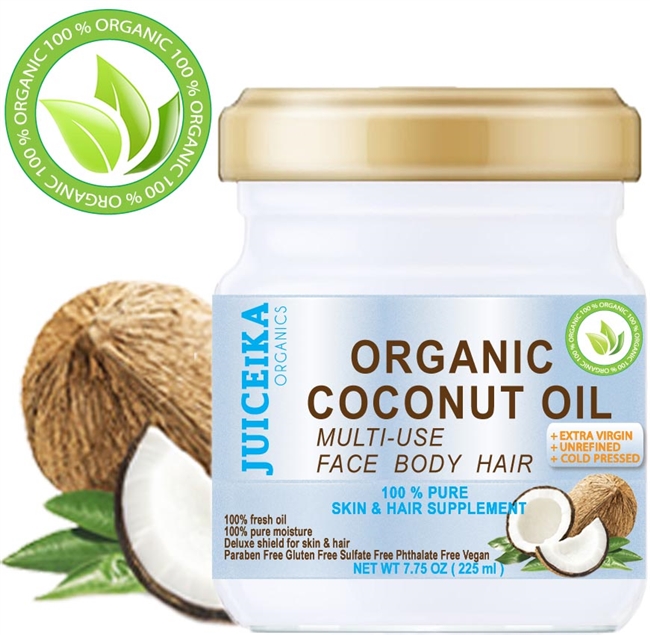 Buy Organic Coconut Oil - restores baby-smooth skin texture | Juiceika