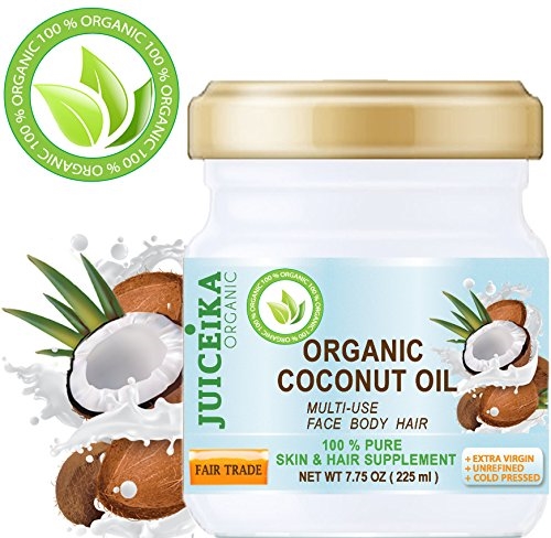 Buy 100% Pure Organic COCONUT Oil Fair Trade | Juiceika